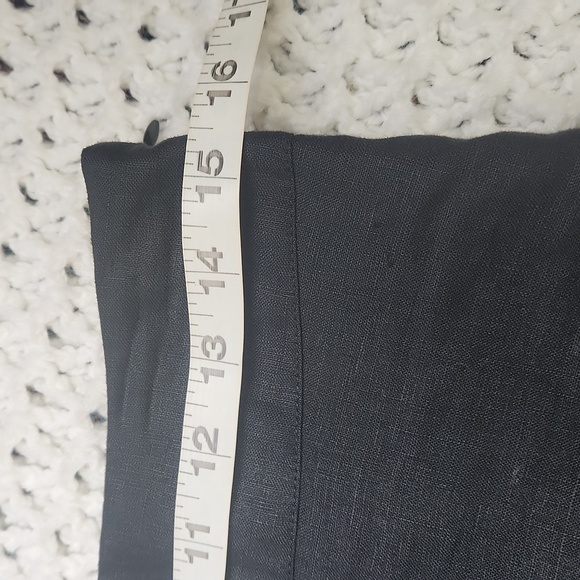 Carole little Embroidered flare woman skirt black and white side zipper size 4 - Picture 6 of 7